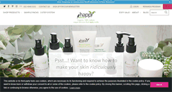 Desktop Screenshot of happyskincare.com.au